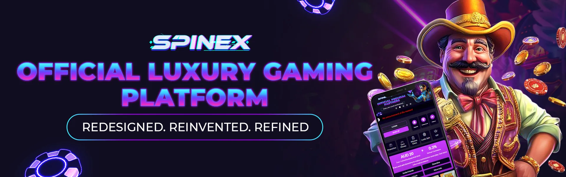 SPINEX Banner - Greatest Promotion